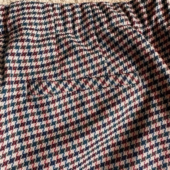 NWT J.jill houndstooth leggings Pants plaid cuffed size 16 petite women - Picture 7 of 12